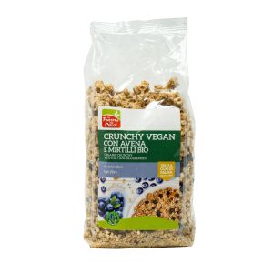 Crunchy Vegan Con Avena E Mirtilli La Finestra Sul Cielo 375 G