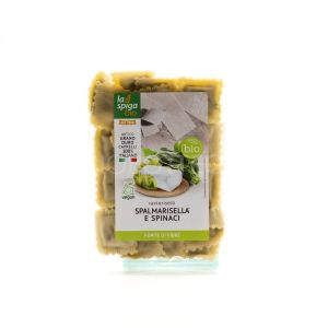 Ravioriselli con Spalmarisella e Spinaci La Spiga Bio Dal 1988 250 G