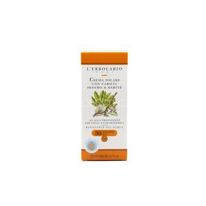 Crema Solare per Pelli Ultrasensibili SPF 30 L'Erbolario 125ML