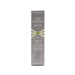 Crema Viso 24H Acido Ialuronico Per Lui L'Erbolario 50ML