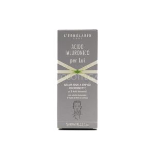 Crema Mani Acido Ialuronico Per Lui L'Erbolario 75ML