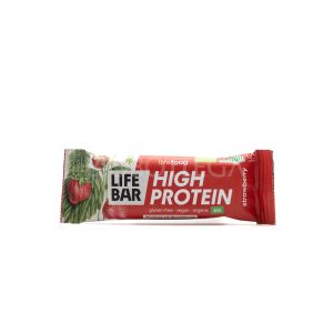 LIFEBAR Barretta Proteica con Fragole Lifefood 40G