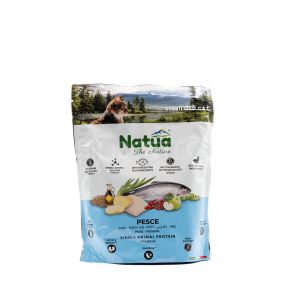 Crocchette per Gatti Sterilizzati al Pesce Natua 350G