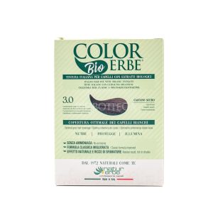 Tintura per Capelli Castano Scuro 3.0 ColorErbe Bio 140ML