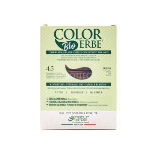Tintura per Capelli Castano Mogano 4.5 ColorErbe Bio 140ML