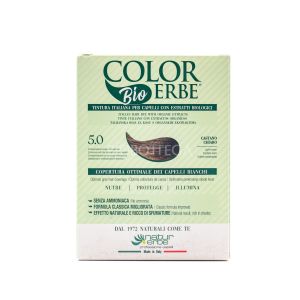 Tintura per Capelli Castano Chiaro 5.0 ColorErbe Bio 140ML