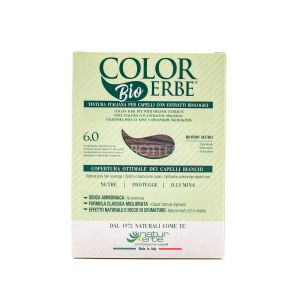 Tintura per Capelli Biondo Scuro 6.0 ColorErbe Bio 140ML