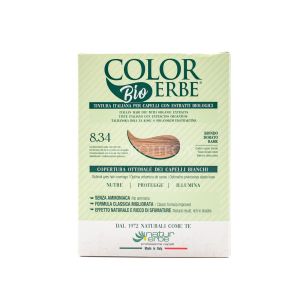 Tintura per Capelli Biondo Dorato Rame 8.34 ColorErbe Bio 140ML
