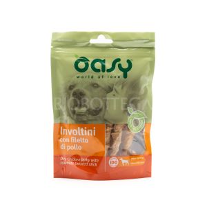 Involtini con Filetto di Pollo per Cani Oasy 100G