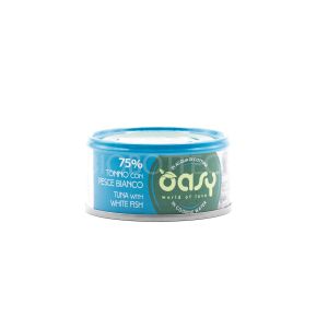 Tonno con Pesce Bianco per Gatti Oasy 70G
