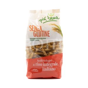 Fusilli di Riso Integrale Senza Glutine Più Bene 250G