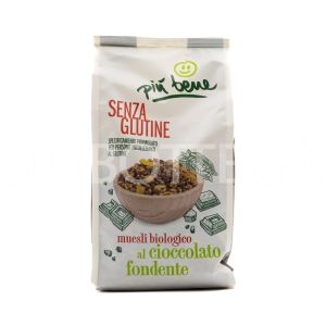 Muesli al Cioccolato Fondente Senza Glutine Più Bene 250G
