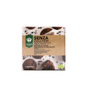Muffins al Cacao con Gocce di Cioccolato Senza Zuccheri Aggiunti Probios 160G