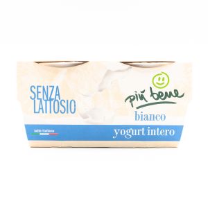 Yogurt Intero Senza Lattosio Più Bene 2x125G