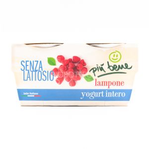 Yogurt Senza Lattosio al Lampone Più Bene 2x125G