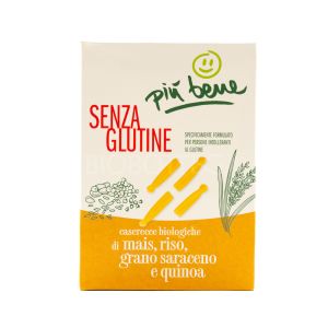 Caserecce di Mais, Riso, Grano Saraceno e Quinoa Più Bene 340G