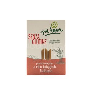 Penne di Riso Integrale Senza Glutine Più Bene 250G