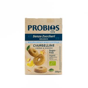Ciambelline Limone e Zenzero Senza Zuccheri Probios 200G