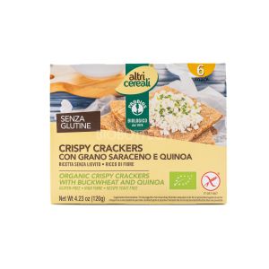 Crispy Crackers Grano Saraceno e Quinoa Altri Cereali Probios 120G