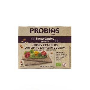 Crispy Crackers Grano Saraceno e Quinoa Altri Cereali Probios 120G