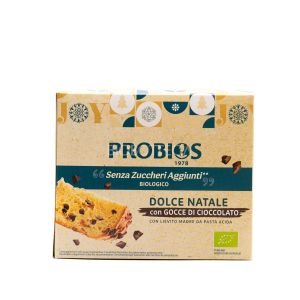 Dolce Natale Senza Zuccheri Aggiunti con Gocce di Cioccolato Probios 500G