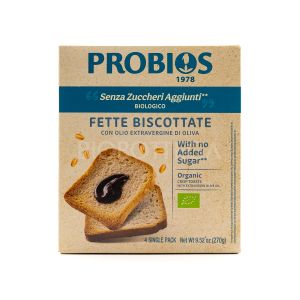 Fette Biscottate con Olio Extravergine di Oliva Probios 270G