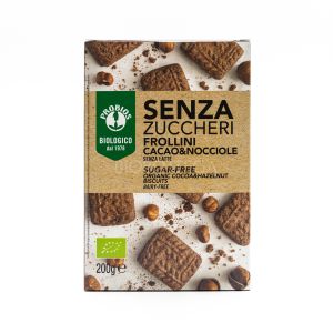 Frollini Cacao e Nocciole Senza Zuccheri Probios 200G