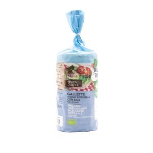 Gallette di Riso Integrale con Sale Rice&Rice Probios 100G