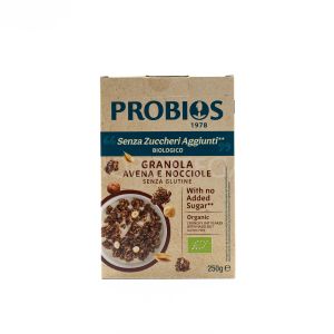 Granola Avena e Nocciole Senza Zuccheri Aggiunti Probios 250G