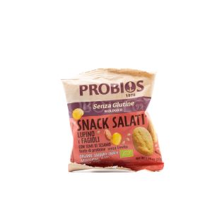 Snack Lupino e Fagioli con Semi di Sesamo Senza Glutine Altri Cereali Probios 35G