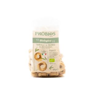 Taralli di Farro al Rosmarino Senza Lievito Break&Bio Probios 200G