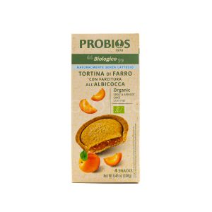 Tortina di Farro con Farcitura all'Albicocca Probios 240G