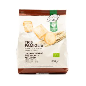 Biscotti Tris Famiglia La Via del Grano 650G