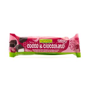 Barretta di Cioccolato Fondente con ripieno al Cocco Rapunzel 50G