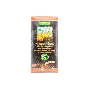 Cioccolato Fondente con Ripieno di Crema di Nocciole Rapunzel 100 G
