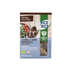 Penne di Riso Integrale Senza Glutine Rice&Rice 250G