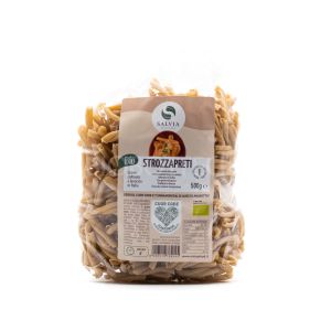 Strozzapreti di Grano Duro Integrale Salvia 500G