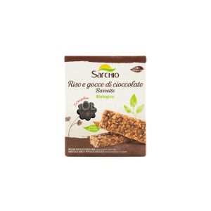 Barrette Riso e Gocce di Cioccolato Sarchio 80G