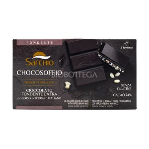 Soffio di Riso con Cioccolato Fondente Extra Sarchio 75G