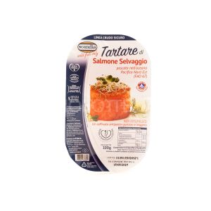 Tartare di Salmone Selvaggio NON-BIO Scandia 100G