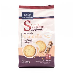 Biscotti alla Cannella Senza Zuccheri Aggiunti Sottolestelle 250G