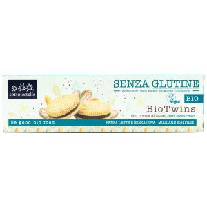 Biscotti Twins con Crema al Cacao Senza Glutine Sottolestelle 125G