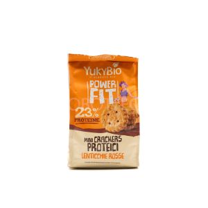 Power Fit Mini Crackers Proteici alle Lenticchie Rosse YukyBio 150G