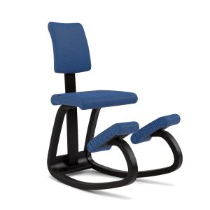 Sedia Ergonomica Variable Plus Varier - Blu e Laccato Nero