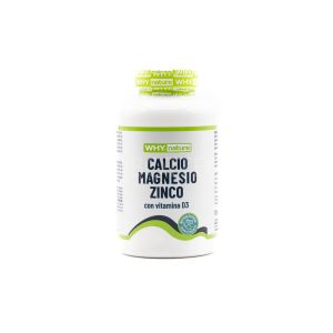 Calcio Magnesio Zinco con Vitamina D3 120 cpr WHY Nature