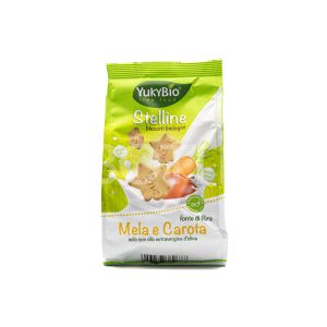 Stelline Mela e Carota YukyBio 120G