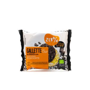 Gallette di Mais Ricoperte di Cioccolato Fondente Zer% Glutine 32G