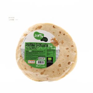 Piadina Sfogliata di Farro Zer% Lievito 300 G