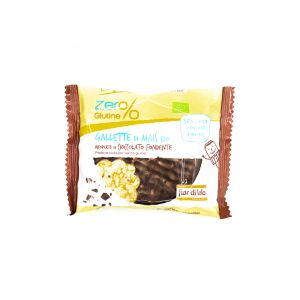 Gallette di Mais Ricoperte di Cioccolato Fondente Zer% Glutine 32G