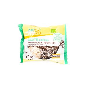 Gallette di Riso Ricoperte di Cioccolato Fondente e Cocco Zer% Glutine 33G